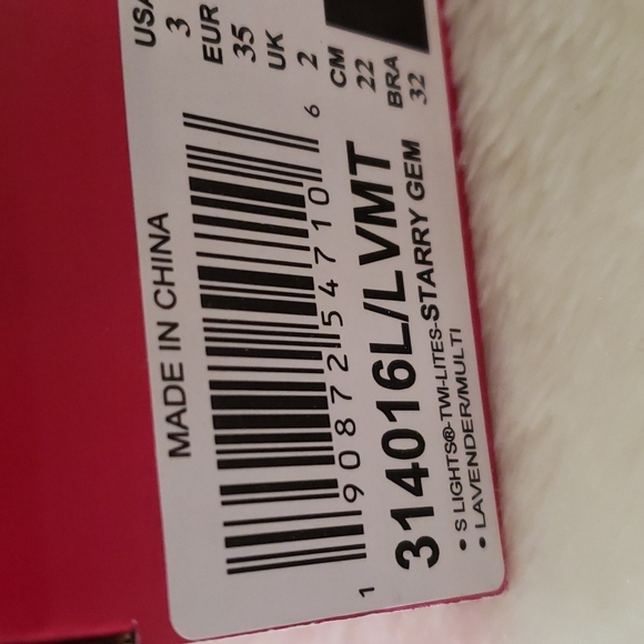 Skecher Light Up Twinkle Toes size 3 kid NEW in box - Picture 8 of 8